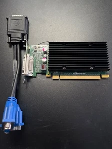 HP NVIDIA NVS 300 512MB GDDR3 PCIe Graphics Card P/N: 625629-002 Low profile - Picture 1 of 2