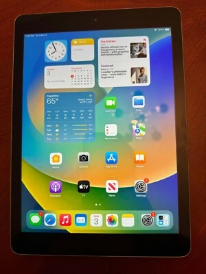 Apple iPad 5th Gen, Wi-Fi, 9.7in - 32GB - Gray- BUNDLE - Image 1 of 4