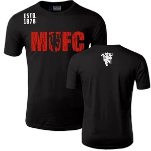 Manchester United MUFC Soccer Futbol Back Fifa World Cup Shorts Sleeve Shirt Top - Picture 1 of 12