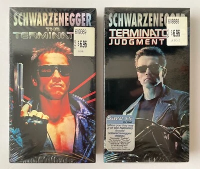The Terminator 1 and 2 Lot 1999 Holographic Cover Factory Sealed w/ Watermark - Image 1 of 4