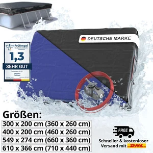 Cubierta de piscina lona cubierta esquina derecha invierno lámina de piscina lona solar UV 200 g/m² - Imagen 1 de 10