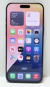 Apple iPhone 16 Pro Max 256GB (Verizon) 6.9" MYW33LL/A - Black Titanium 71185 - Afbeelding 1 van 14