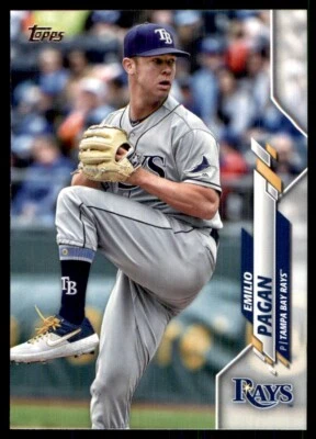 2020 Topps Emilio Pagan Tampa Bay Rays #22 - Image 1 of 2