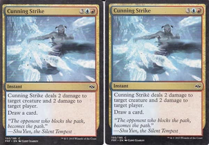 Cunning Strike Fate Reforged blue red Magic the Gathering MTG x2 - Picture 1 of 2