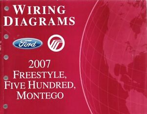 2007 Ford Freestyle Five Hundred Mercury Montego Factory Wiring Diagrams 1395007