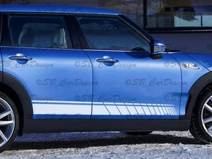 Side-Stripes Aufkleber Seitenstreifen f. MINI COOPER S F54 CLUBMAN Works Jack GP - Picture 1 of 2
