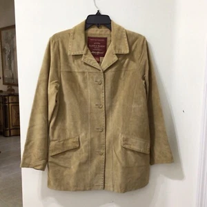 EDDIE BAUER Jacket Women’s Seattle Suede JACKET  WASHABLE SUEDE SMALL - Picture 1 of 3