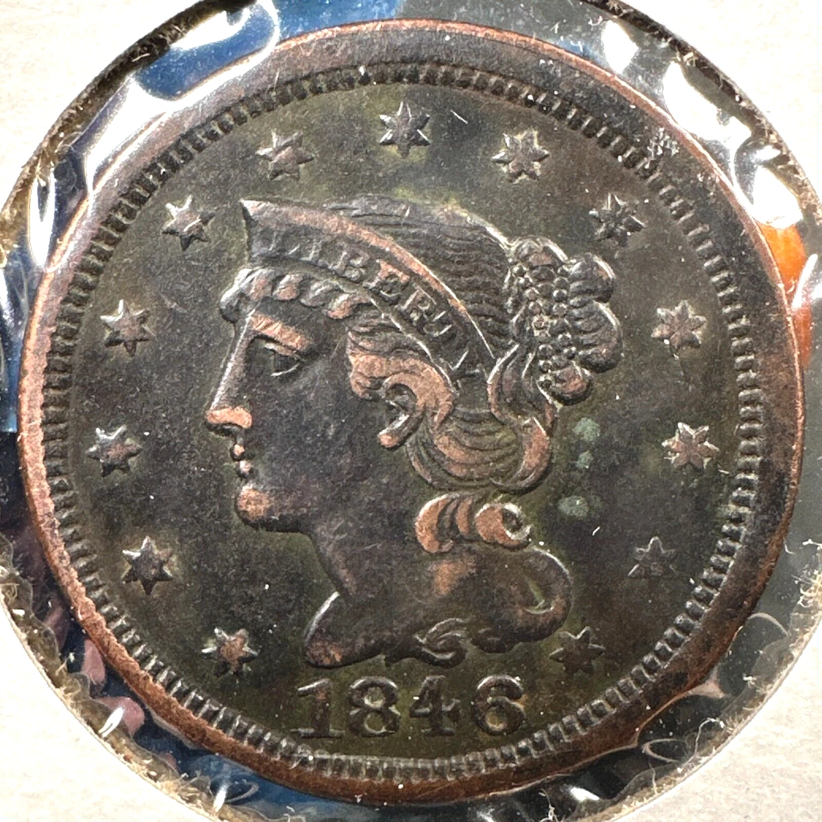 1846 Year Braided Hair Large Cents (1839-1857) for sale | eBay