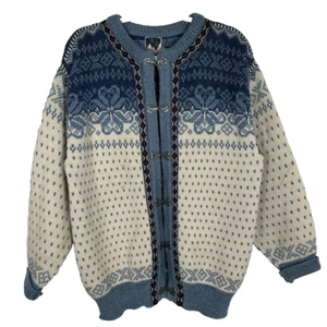 Dale of Norway Womens Sz L heavy wool sweater Cottagecore Bohemian Traditional - Picture 1 of 8