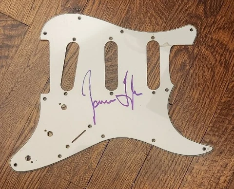 JAMES TAYLOR SIGNED GUITAR PICKGUARD HOW SWEET IT IS LOVED W/COA+ EXACT PROOF Cover