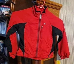Danskin Now XS Windbreaker Mädchen rot & schwarz (4-5 Kinder) Made in Bangladesch - Bild 1 von 4
