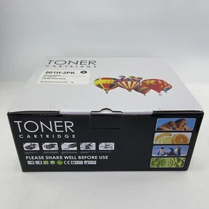 2 Pack 601H (60F1H00) Toner Cartridge Compatible with Lexmark MX310dn Black - Picture 1 of 5