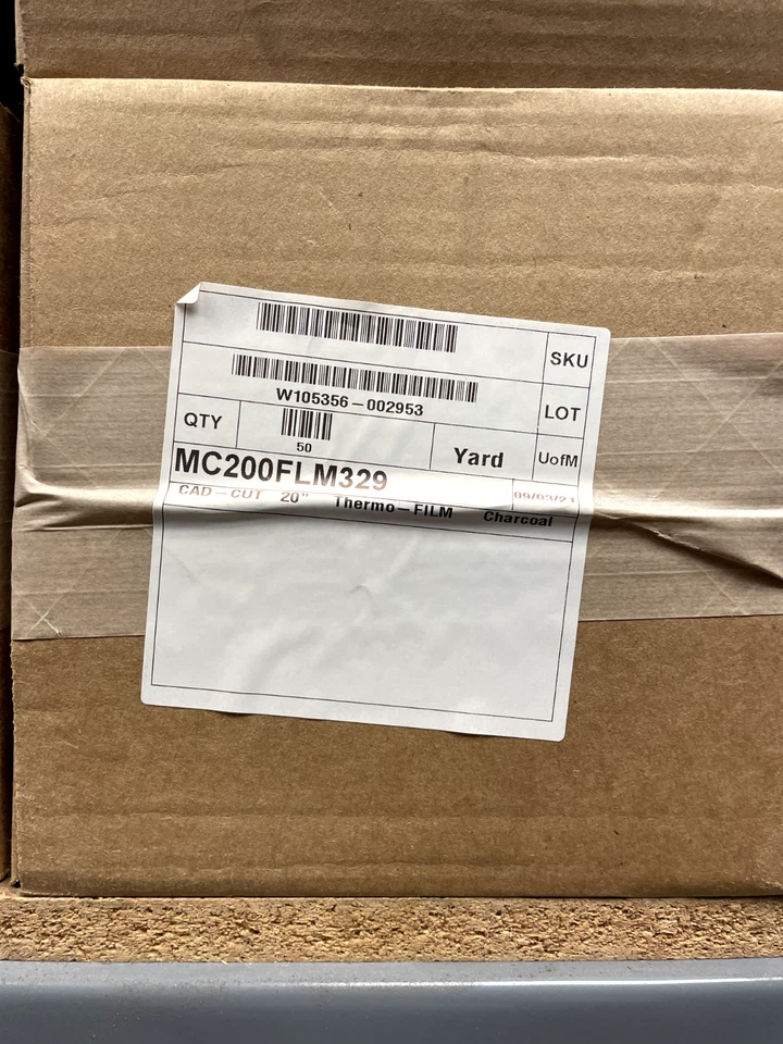 Stahls Cad-Cut Thermo Film Heat Transfer Vinyl-20-Charcoal.  20in x 1 yard. - Image 1 of 1