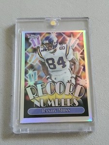 1999 Topps Chrome Randy Moss Record Number Refractor