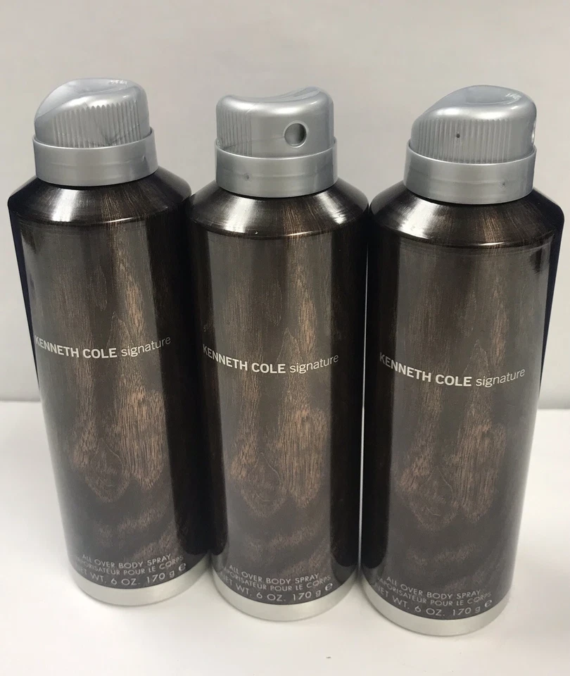 Kenneth Cole подпись духи 6,0 унц 170 г по всему телу спрей мужской лот из 3 - Изображение 1 из 1