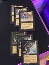 Casting Of Bones MTG Alliances x3 Of Each Artwork