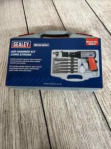 Sealey Air Hammer Kit Long Stroke 3500bpm Supplied in Storage Case GSA11 - Picture 1 of 4