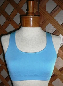 CHAMPION SPORTS BRA~Blue~Lined~Miss Size Small - Picture 1 of 2