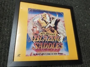 Framed Blazing Saddles Laserdisc - Picture 1 of 2
