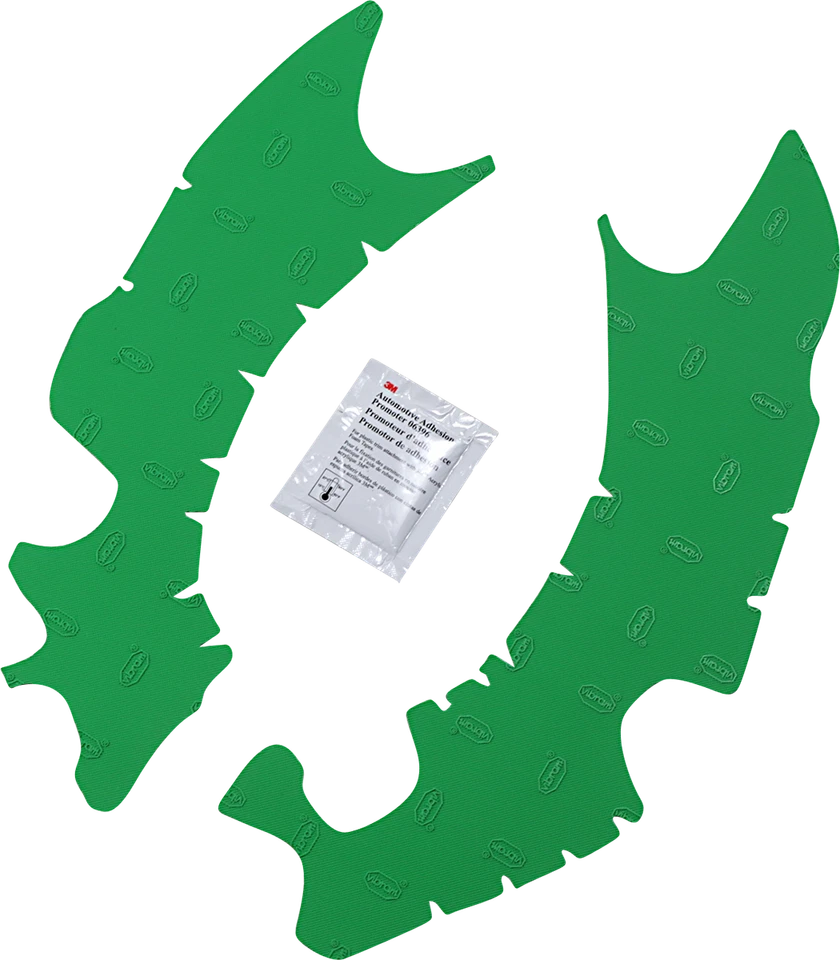 KAWASAKI KX450F 2013-2019 Athena Rubber Frame Pads Green M7343V - Image 1 of 1