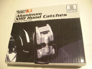 NEW Rugged Ridge Aluminum XHD Hood Latches 2018-2024 Jeep Wrangler and Gladiator - Picture 1 of 9