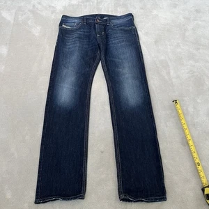 Diesel Thavar Jeans Mens W34 L32 Wash 0RML0 Blue Slim Skinny - Picture 1 of 11