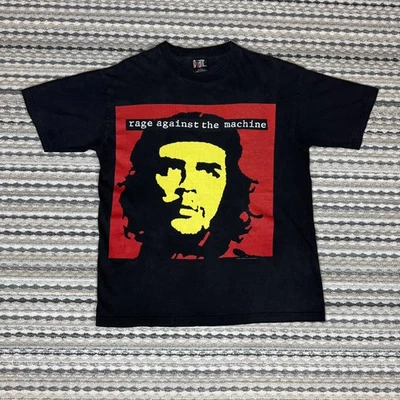 Camiseta negra vintage años 90 Rage Against the Machine RATM Che Guevara talla grande Foto 1 de 4