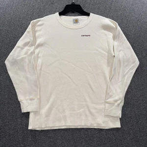 Carhartt Shirt Mens 2XL Tall Thermal Waffle Knit Long Sleeve Made USA Workwear - Picture 1 of 10