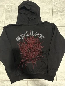 Spider Hoodie "Black" Rhinestone - Picture 1 of 4