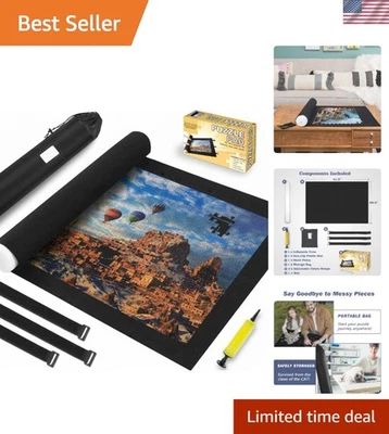 Alfombra enrollable para rompecabezas Ultimate para 2000 piezas, solución de almacenamiento portátil Foto 1 de 4