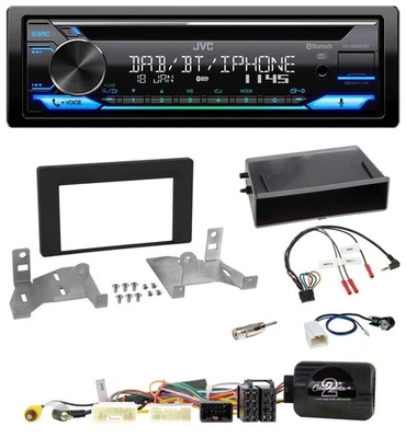JVC Bluetooth Lenkrad USB DAB CD Autoradio für Toyota Aygo AB7 ab 2022 schwarz - Bild 1 von 4