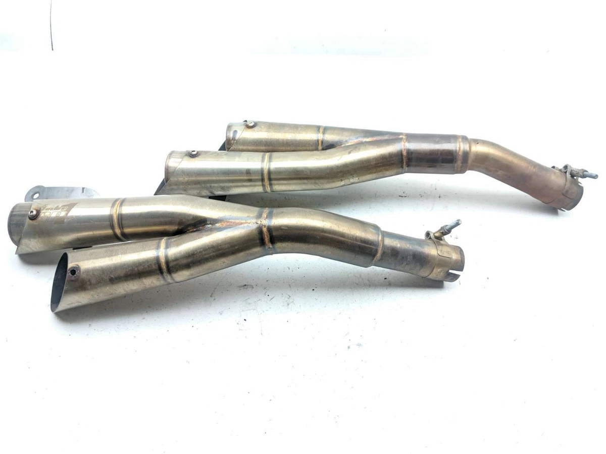 Motorrad Auspuffrohr Universal 38-51 Mm – Edelstahl, 370 Mm Lang, Für Suzuki GSF600 GS1000 & Andere