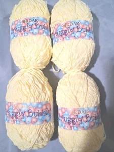(4) Sirdar SNUGGLY Pastel Yellow 140yds - Picture 1 of 6