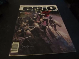 EPIC ILLUSTRATED #1 RARE MAGAZINE SIZED MARVEL EDITION !!!! - Picture 1 of 10
