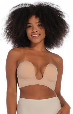 MAGIC Bodyfashion LUve BH E Caramel Rückenfrei Klebe BH Tiefes Dekolleté Neu - Bild 1 von 4