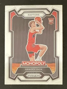 2023-24 Panini Prizm Monopoly #84 Gradey Dick RC Rookie - Toronto Raptors - Bild 1 von 2