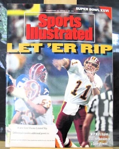 FEBRUARY 3 1992  SPORTS ILLUSTRATED- LET ER RIP MVP MARK RYPIEN - Picture 1 of 1