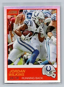 2019 Score #56 Jordan Wilkins 30th Anniversary #/30 - Picture 1 of 2