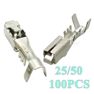 KET Auto/KFZ 2,8mm-Serie Crimpkontakte Buchsenkontakt Buchse Stecker Kontakt Neu - Picture 1 of 2