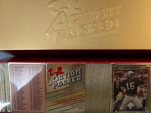 1990 Action Packed NFL Football Cards Complete Set 280 Cards Sealed - Picture 1 of 2