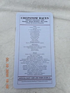 CHEPSTOW RACECARD 25 MAY 1998 - Picture 1 of 1