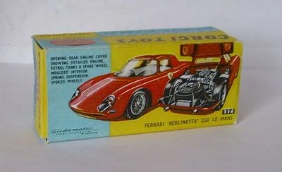 Caja Repro Corgi Nº314 Ferrari Berlinetta 250 Le Mans