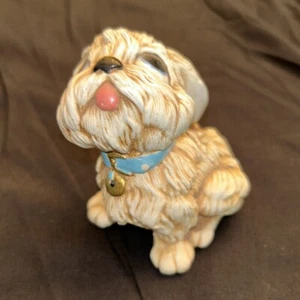 Vintage Pendelfin Puppy Dog Figurine Hand Painted Stonecraft Tammy Dog England - Picture 1 of 5