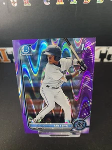 2022 Bowman Chrome Prospects Purple RayWave /250 Ian Lewis #BCP-96 B3-T3 - Picture 1 of 2