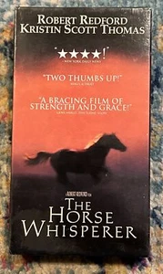 The Horse Whisperer VHS Tape Movie Action Adventure Drama Vtg Movie SEALED - Imagen 1 de 3