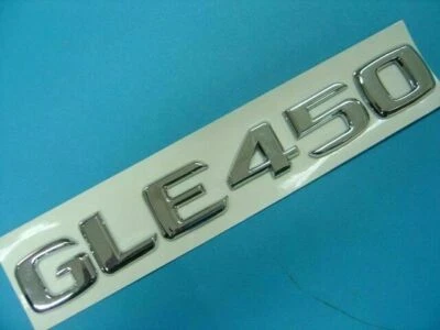 CROMO * GLE450 * JUEGO DE INSIGNIA EMBLEMA LETRA MALETERO PARA MERCEDES BENZ AMG CLASE GLE Foto 1 de 2