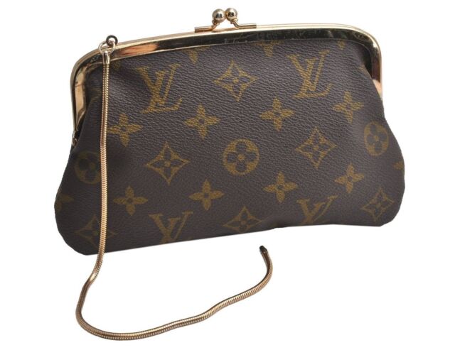 Vintage Louis Vuitton Makeup Bag Designer Handbag Label 