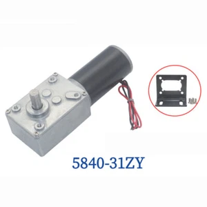 Motore cambio DC 12V 24V alta coppia velocità di potenza elettrica ridurre turbina verme - Foto 1 di 8
