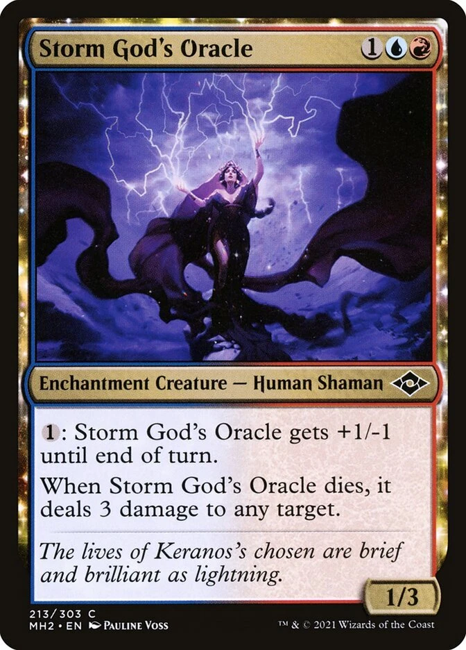 Magic the Gathering (mtg): MH2: Storm Gods Oracle - Foil - Image 1 of 1