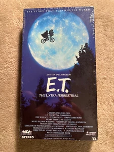 E. T. The Extra-Terrestrial - VHS - 1988 - Sealed - Picture 1 of 2